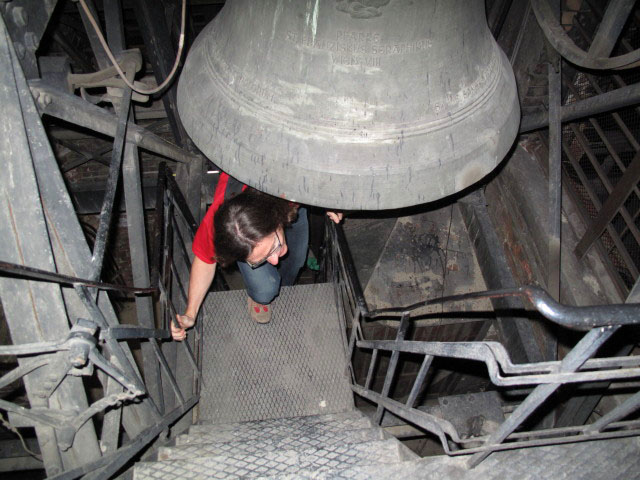 Reinhard im S&uuml;dturm der Pfarrkirche Breitenfeld
