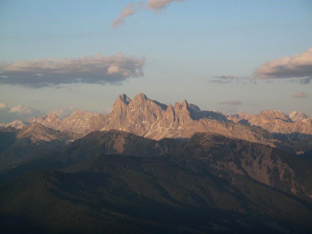 Dolomiten vom Rittner Horn aus (11. Juni)