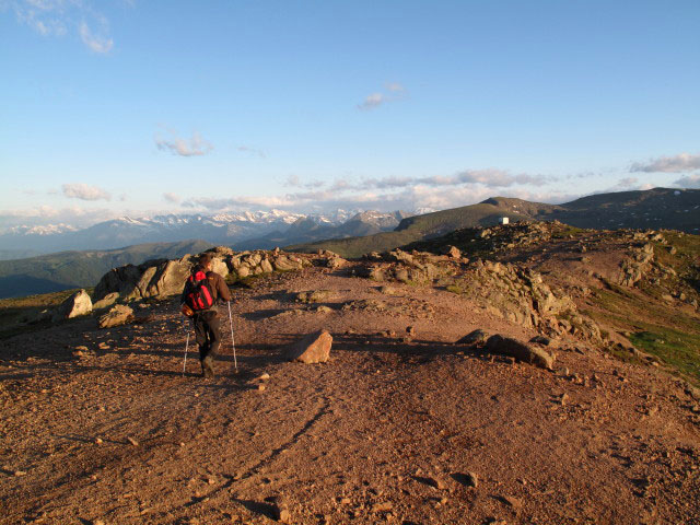 Erich auf Weg 1 zwischen Rittner Horn und Gasteiger Sattel (12. Juni)