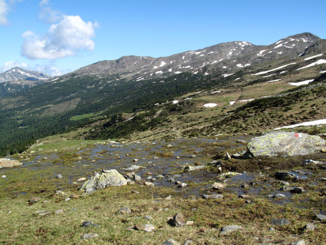 Weg 5 zwischen Fortschellscharte und Innerh&uuml;tten (13. Juni)