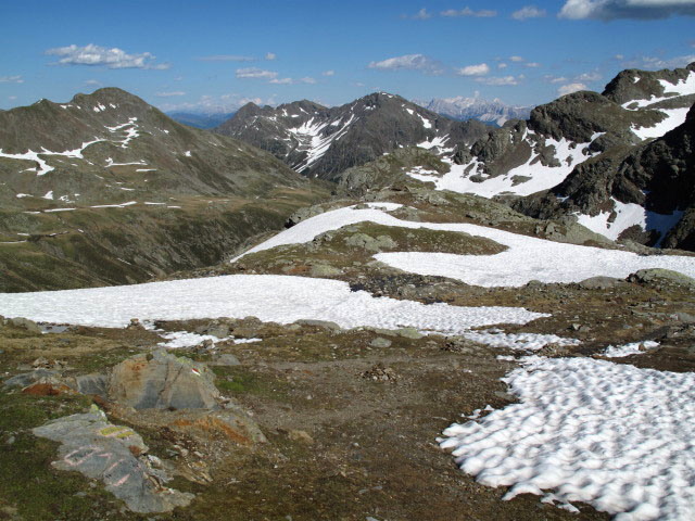von der Flaggerschartenh&uuml;tte Richtung Osten (13. Juni)