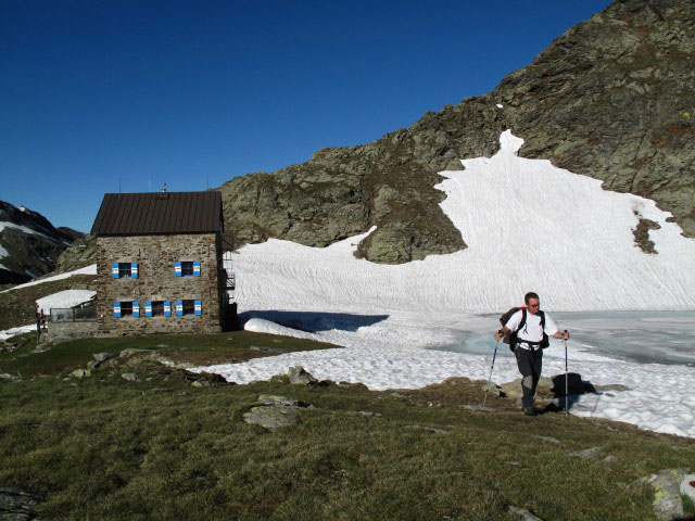 Erich auf Weg 13 zwischen Flaggerschartenh&uuml;tte und Tramintal (14. Juni)
