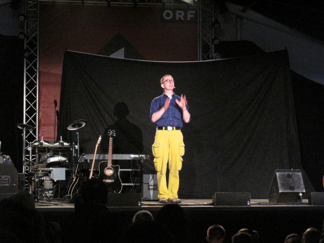 Gunkl &raquo;Ein paar Feststellungen&laquo; im &Ouml;1-Kulturzelt (26. Juni)