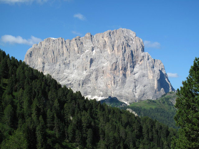Langkofel von Danterc&euml;pies aus (4. Juli)