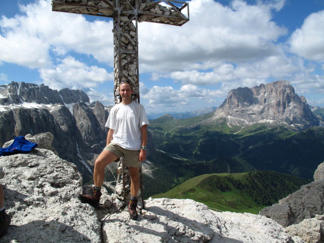Ich auf der Gro&szlig;en Cirspitze, 2.592 m (4. Juli)