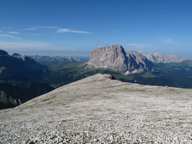 Langkofel vom Col dala Pieres aus (5. Juli)