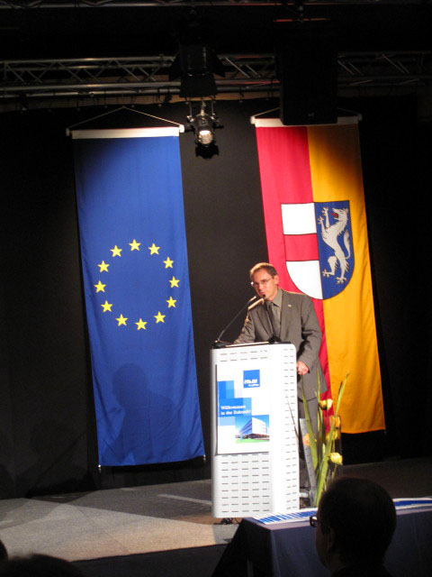 Gesch&auml;ftsf&uuml;hrer Kohl in der Fachhochschule St. P&ouml;lten