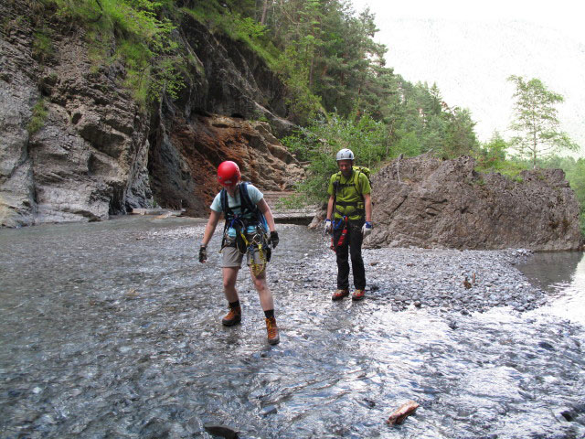 &Ouml;TK-Klettersteig Pirkner Klamm: Daniela und Friedrich (11. Juli)