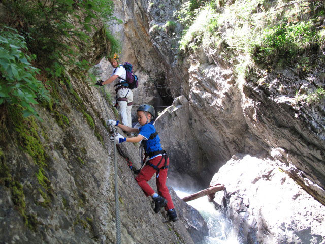 &Ouml;TK-Klettersteig Pirkner Klamm: Erich und Martin (11. Juli)