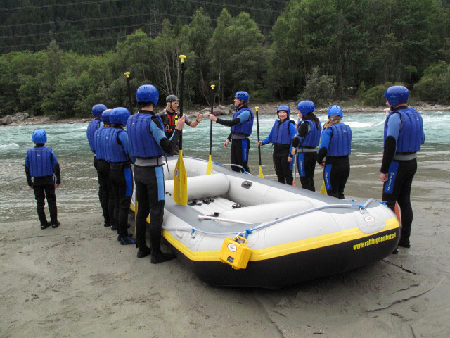 neben der Isel in Huben (12. Juli)
