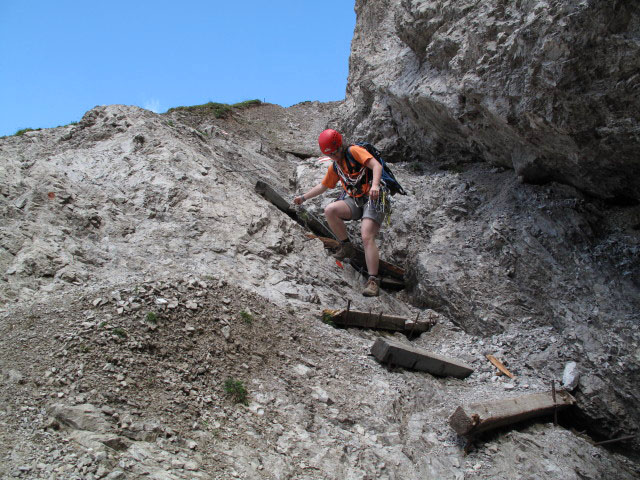 Daniela am Rudl-Eller-Steig (13. Juli)