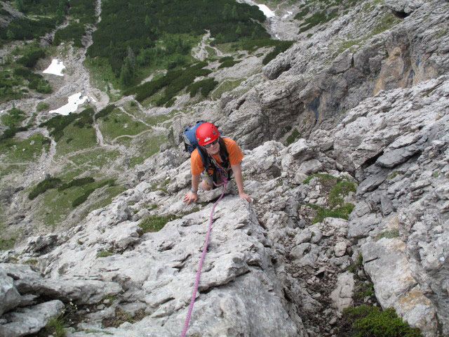 Daniela auf der Egerl&auml;nderkante (13. Juli)