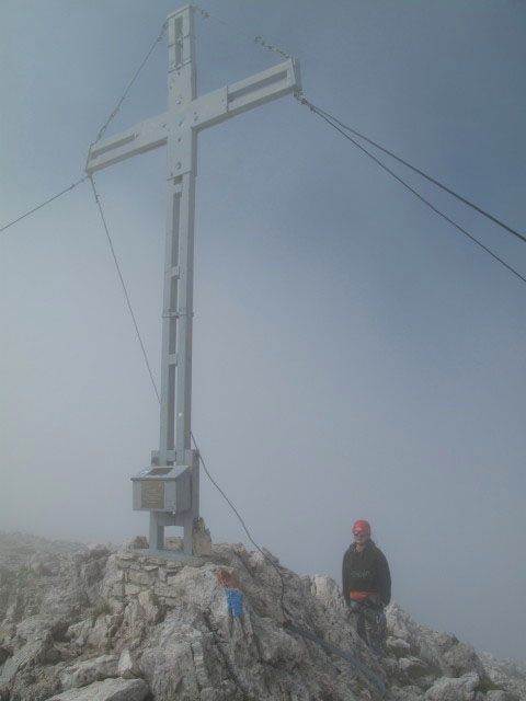 Daniela am Trogkofel, 2.280 m (14. Juli)