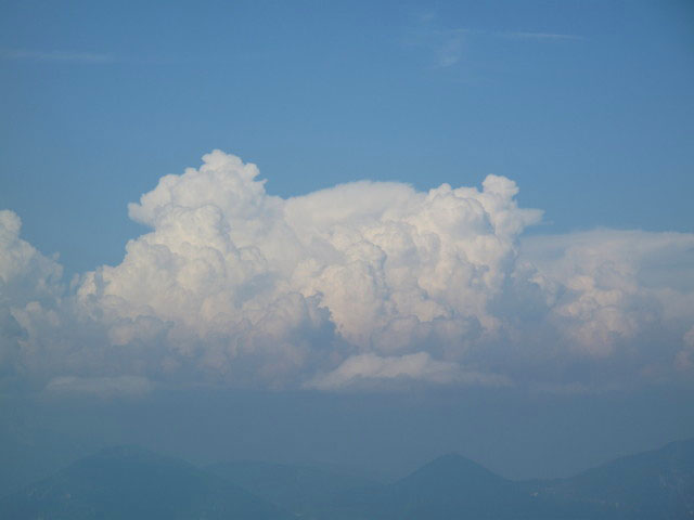 vom Uiberlacher-Klettersteig Richtung Norden (14. Juli)