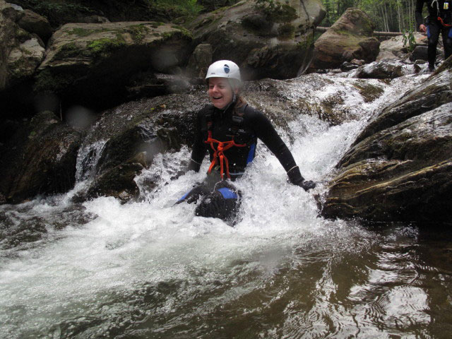 Daniela in der W&ouml;llaschlucht (15. Juli)
