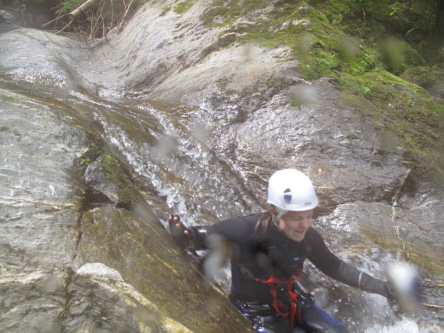 Daniela in der W&ouml;llaschlucht (15. Juli)