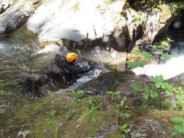 Claudia in der W&ouml;llaschlucht (15. Juli)