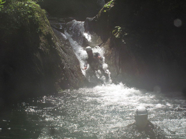 Erwin und Daniela in der W&ouml;llaschlucht (15. Juli)