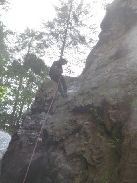 Daniela in der W&ouml;llaschlucht (15. Juli)