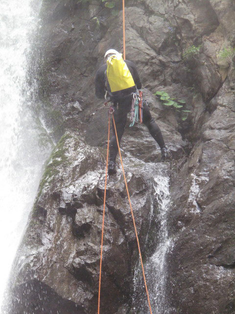 Erwin in der Wöllaschlucht (15. Juli)