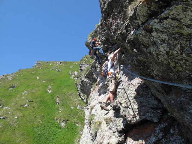 Falken-Klettersteig: Peter und Christoph (17. Juli)