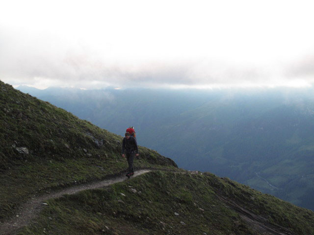 Norbert auf Weg 727 zwischen Schwarzenbergh&uuml;tte und Remsschartl (26. Juli)
