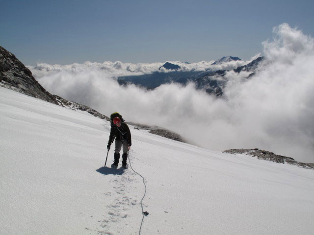Daniela am n&ouml;rdlichen Bockkarkees (26. Juli)