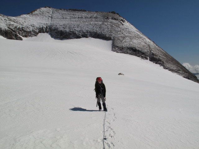 Daniela am n&ouml;rdlichen Bockkarkees (26. Juli)