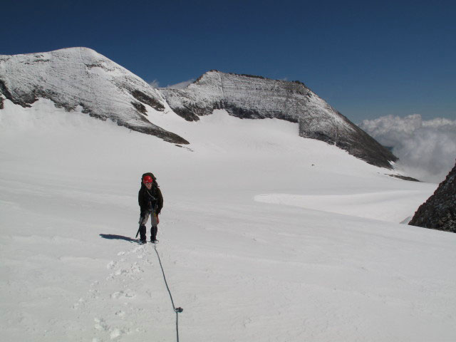 Daniela am n&ouml;rdlichen Bockkarkees (26. Juli)