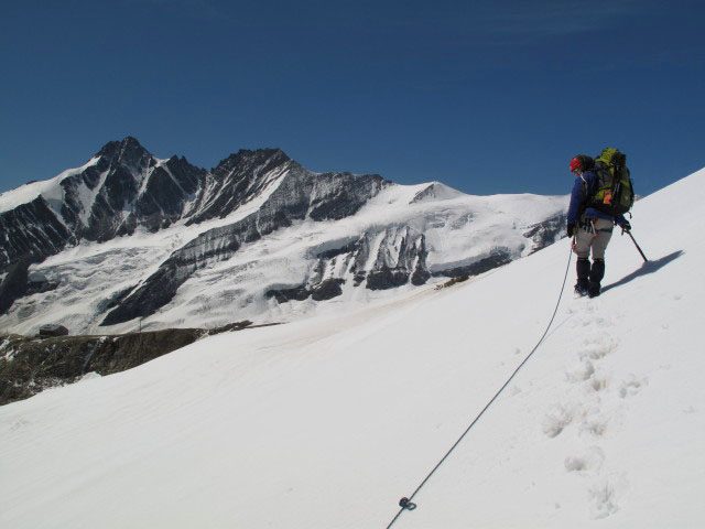Daniela am südlichen Bockkarkees (26. Juli)