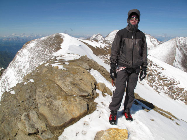 Norbert am S&uuml;dgipfel des Mittleren B&auml;renkopfes (26. Juli)