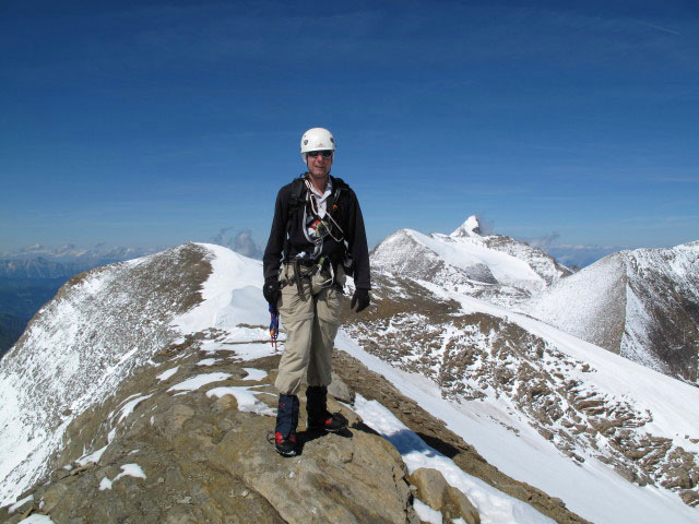 Ich am S&uuml;dgipfel des Mittleren B&auml;renkopfes (26. Juli)