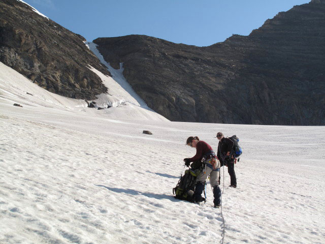 Daniela und Wolfgang am n&ouml;rdlichen Bockkarkees (30. Juli)
