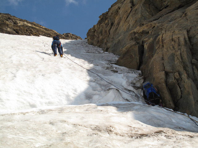 Friedrich und Wolfgang in der Dockschartenrinne (30. Juli)