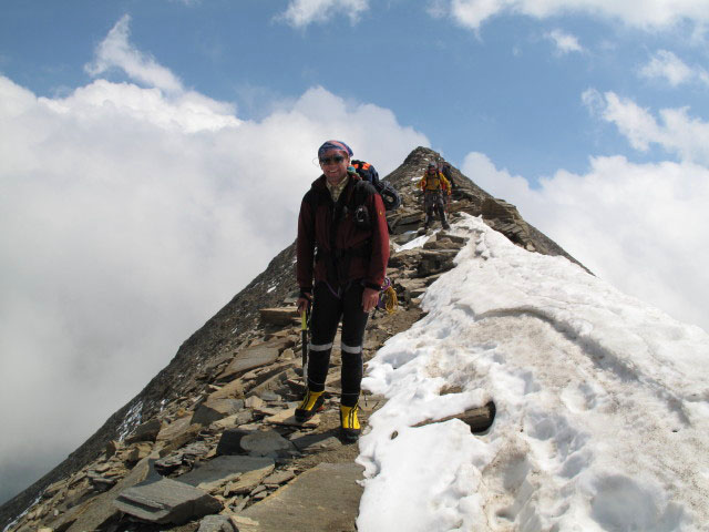 ? und Frank zwischen Gro&szlig;em B&auml;renkopf und Keilscharte (30. Juli)