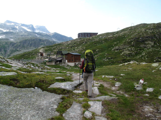 Daniela auf Weg 702/715 zwischen Enzinger Leitl und Rudolfsh&uuml;tte (1. Aug.)