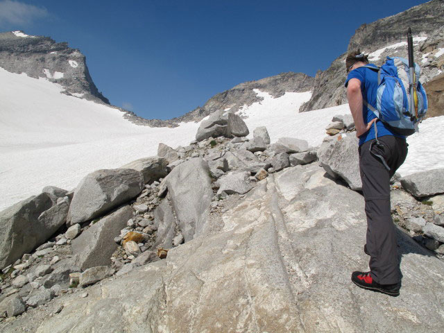Norbert zwischen Wei&szlig;see und F&uuml;rlegg (2. Aug.)