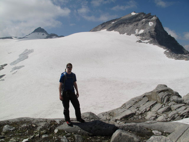 Norbert zwischen Sonnblickkees und F&uuml;rlegg (2. Aug.)