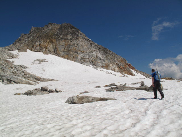 Norbert zwischen Sonnblickkees und F&uuml;rlegg (2. Aug.)