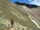 Anke zwischen Breslauer Hütte und Rofenbach (17. Aug.)