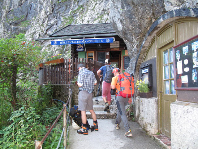 ?, Andreas und Erhard bei der H&ouml;llentaleingangsh&uuml;tte