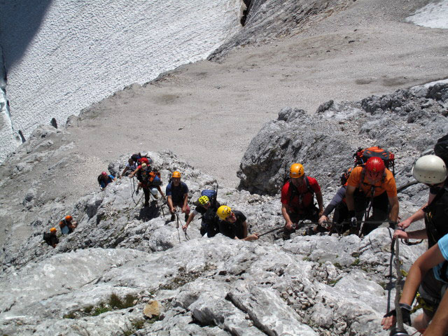 Höllental-Klettersteig: Andreas, Axel und Erhard