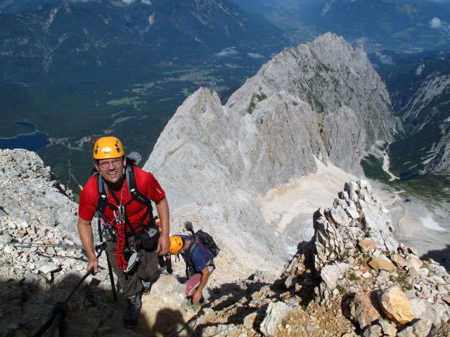 Höllental-Klettersteig: Axel und Andreas