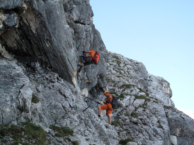 Mauerl&auml;ufer-Klettersteig: Erhard und Andreas
