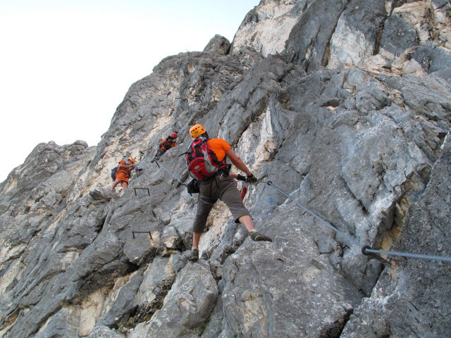 Mauerl&auml;ufer-Klettersteig: Andreas, Erhard und Axel