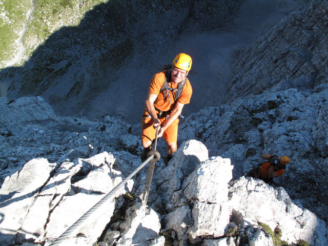 Mauerläufer-Klettersteig: Andreas und Axel