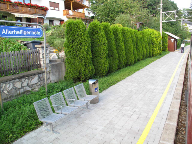 Haltestelle Allerheiligenh&ouml;fe, 631 m