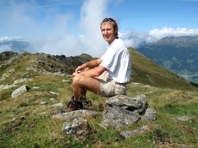 Ich am Happlk&ouml;fel, 2.348 m (30. Aug.)