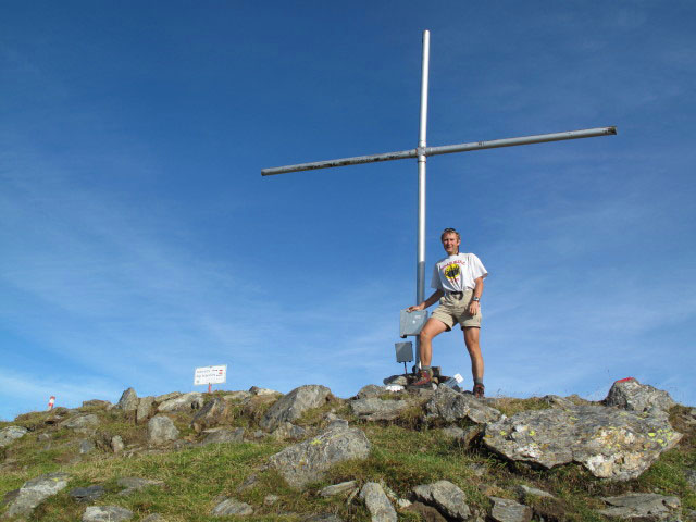 Ich am Hochkreuz, 2.709 m (31. Aug.)