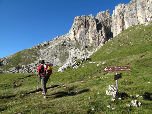 Axel zwischen Rotwandh&uuml;tte und Masare-Klettersteig